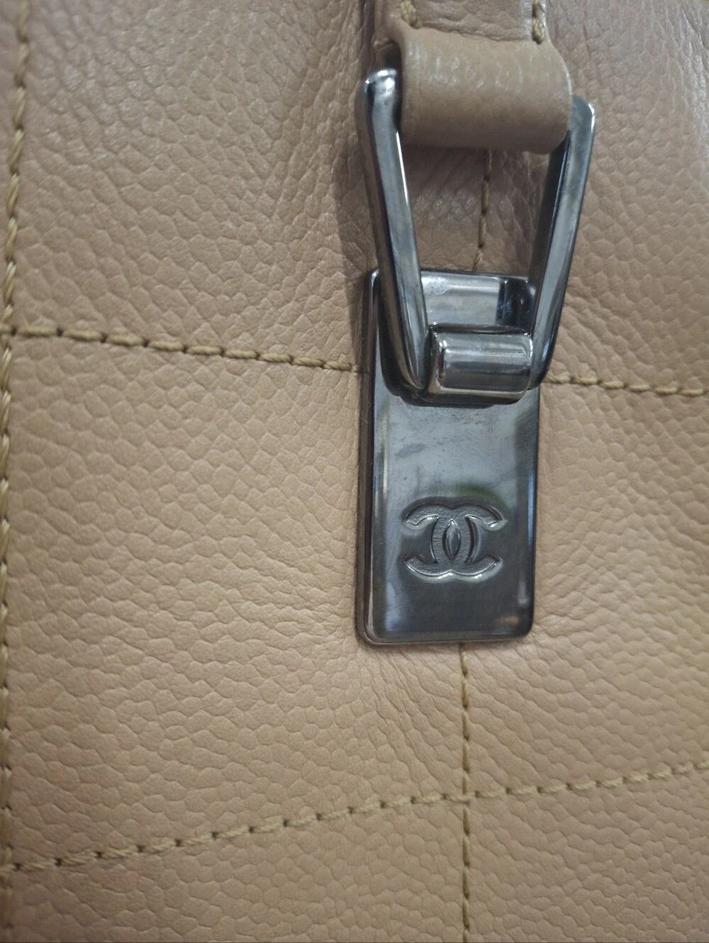 Chanel Chocolate Tote Beige